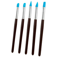 5종 세트 레진재료 실리콘붓 실리콘브러쉬 세트 (R1), 1세트