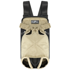 펫테일 애견 강아지 앞가방 슬링백 포대기 프론트백, 8. 베이지 퓨어 + 어깨보호용패드 1쌍(2개), 1개
