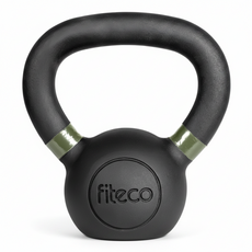 FITECO 프리미엄 케틀벨 크로스핏 전신운동, 1개, 4kg, 블랙
