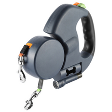 파스텔독 강아지 다기능 자동 더블 리드줄, 혼합색상