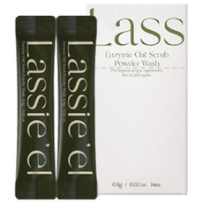 Lassie'el 溫和燕麥酵素深層潔顏粉, 0.8g, 14條