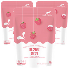 Little Spoon 乳酸菌優格球, 草莓口味, 16g, 3包
