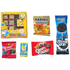 구디백 어린이집 어린이날 단체 간식 과자 꾸러미 답례품 개별포장 선물 행사 + 무료스티커, 10개, 우드스탬프 세트