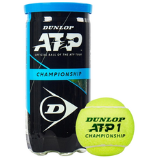 던롭 ATP 챔피언쉽 시합구 2개입 1캔 (낱개) 스포츠 체육 운동 동호회 연습볼 ATP 공인구, 옐로우, 1개