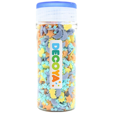 데코야 달과별 스프링클 간편용기 (스프링클/제과제빵/데코), 4개, 70g