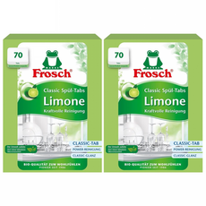 프로쉬 그린레몬 클래식 타블렛 식기세척기 전용세제 70p, 2개, 1.05kg