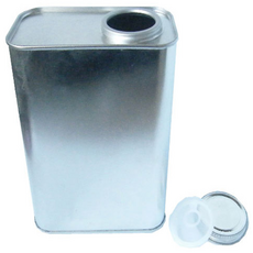 페인트마트 상품코드1LT-0002 사각캔 공캔 1리터 1개라도 주문가능 깡통 철캔 속뚜껑 겉뚜껑 포함, 1개