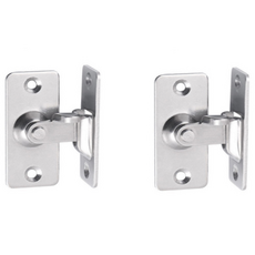 룻츠 걸쇠 문잠금장치 은색, 2개