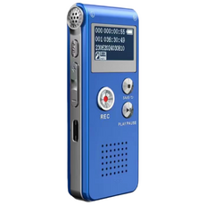 HOMIE 초소형 레코더 휴대용 고음질 레코더 디지털레코더 고성능 스마트대화면 8G 레코더로 장시간 사용, 블루, N28