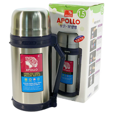 아폴로 보온보냉병 AP-1500, 실버, 1.5L, 1개