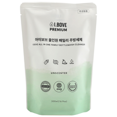 아이보브 올인원 패밀리 젖병 식기세제 리필, 1개, 500ml
