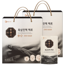 CJ 한뿌리 흑삼진액 제로, CJ공식 한뿌리 흑삼진액 제로 24포 2박스, 2박스