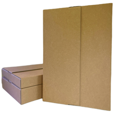 A4 조립식 택배 박스, 브라운, 50개