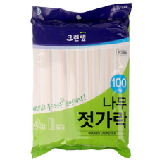 크린랲 이나우스 나무젓가락, 100개입, 3개