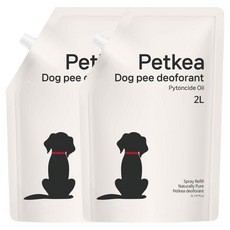 펫케아 강아지탈취제 리필형 피톤치드 천연 스프레이 반려견 오줌냄새 제거, 1개, 4L