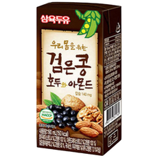 삼육두유 검은콩 호두&아몬드 두유, 190ml, 128개