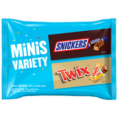 마즈 스니커즈 트윅스 미니스 버라이어티 팩, 870g, 1개