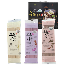 명품 구포국수 선물세트 3개입 /소면/메밀/자색고구마, 1세트