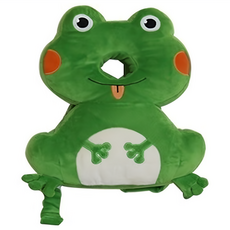 孩童頭部保護墊, 青蛙款(綠色), 1入