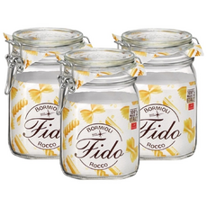 보르미올리 피도 밀폐유리병 1000ml 3개, 1L