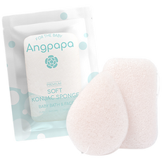 앙파파 소프트 사각형 곤약스펀지, 1개