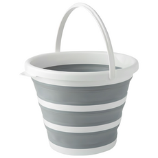 그뤠잇 다용 접이식 버킷 바구니 10리터, 혼합색상, 1개
