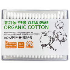 풍성 항균면봉 / 유기농 무형광 순면 100% - 200p X 5개, 200개입