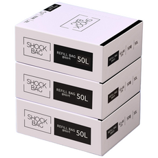 새니피아 쇽 비닐봉투 50p, 50L, 3개