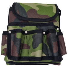 필름공구가방 다용도 캔버스 공구집 카모 도배가방 못주머니, 1개