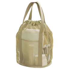 모아무어 물빠지는 목욕바구니 메쉬백, 모스 그린