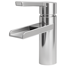 그라츠 360도 폭포수 원홀 세면기수전 크롬, 1개