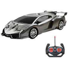 ANYOU RC카 충전 무선 고속 RC카 레이싱, 1개, 은회색 람보르기니