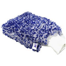 클린 워시미트 세차용 장갑 극세사 2중 초극세사 미트& 워시패드 겸용가능 기능성 미트, 빨강, 1개