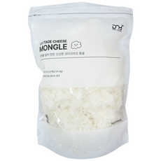 디엔와이푸드 코티지치즈 몽글 대용량, 1kg, 2개