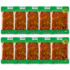 김부인식품 향라아삭궁채무침 반찬 밥도둑 중독맛 냉채 180g, 10개