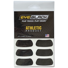EYEBLACK 오리지널 아이블랙 스티커 (12개) 눈부심 방지 아이패치 6 pairs, 블랙