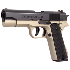 M1911 탄피배출 자동 연발 너프건 권총 MJS JOYFUL, 블랙, 1세트