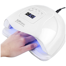 LED UV 젤램프 셀프네일아트 레진공예 젤네일 기계, 미니 다리 타입(핑크), 1개