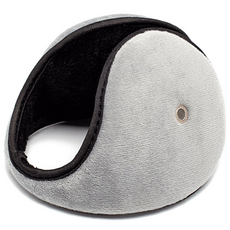 1+1 빅사이즈 겨울 방한 왕 귀마개, 그레이