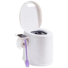 KCJ 이동식변기 캠핑용변기 - 분리형 PT200, 이동식좌변기-PT200 화이트, 화이트