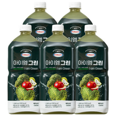 보넬드 아이엠 그린 100% NFC 착즙주스, 5개, 1L