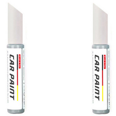 기아자동차용 카페인트 붓펜 SWP 스노우화이트(펄) + 투명마감제 2개1세트 차량용 도색 터치업 흠집, 1개