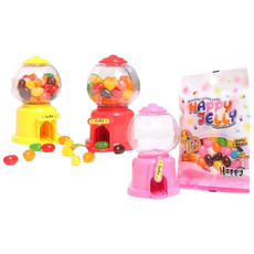 젤리포함 사탕머신 캔디머신3개 초미니 사탕뽑기 캔디기계 화이트데이 젤리빈 발렌타인, 단품, 1개