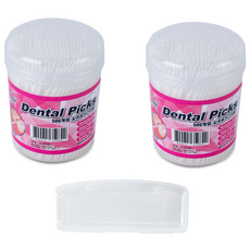 다덴 덴탈픽스 일회용 I형 치간칫솔 SS + 휴대용기, 500개입, 2개