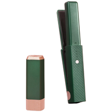 [KC인증]작지만 강력한 일함 무선고데기 휴대용 데일리 뷰티템 USB충전, 그린