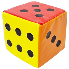 풍선대통령 인조가죽 게임용 말랑말랑한 주사위 20cm, 주사위20cm, 1개