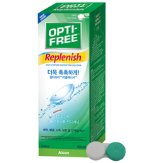 옵티프리 리플레니시 렌즈세정액 + 렌즈케이스, 420ml, 1개