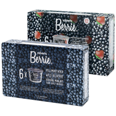 [로버츠베리에] 야생 빌베리 100ml X 6개입 + 야생 블랙커런트&스트로베리 100ml X 6개입 /과실주스/원액/주스