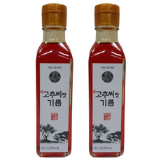 개성방앗간 고추씨기름180ml, 180ml, 2개