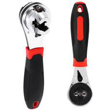 멀티 라쳇 렌치 몽키 만능 스패너 6~22mm 조절식 라쳇렌치, 멀티라쳇렌치 1개